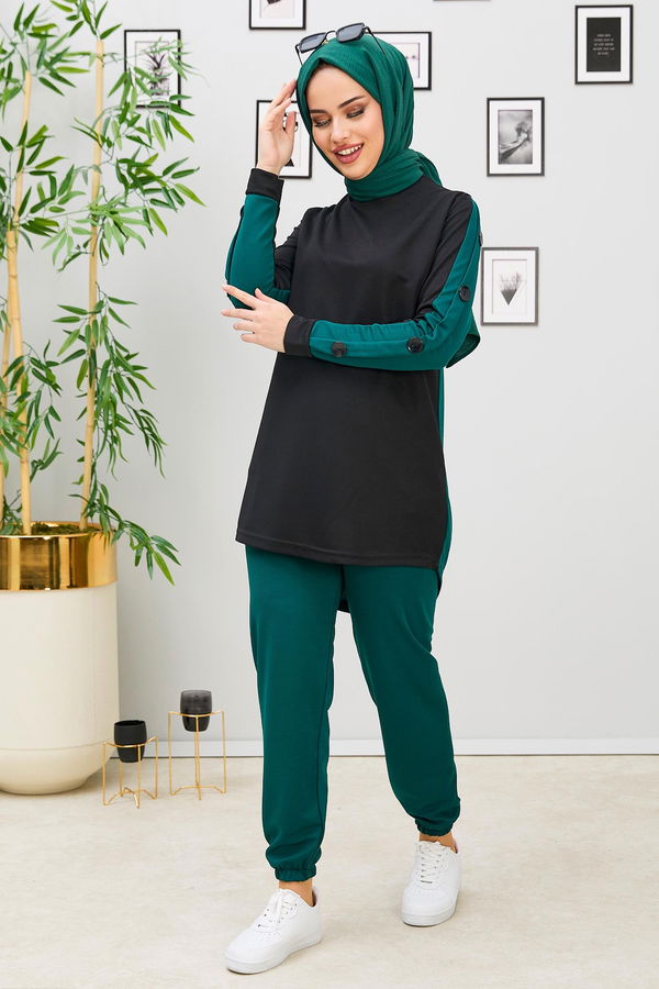 Tunik Pantolon Yeşil - 11309