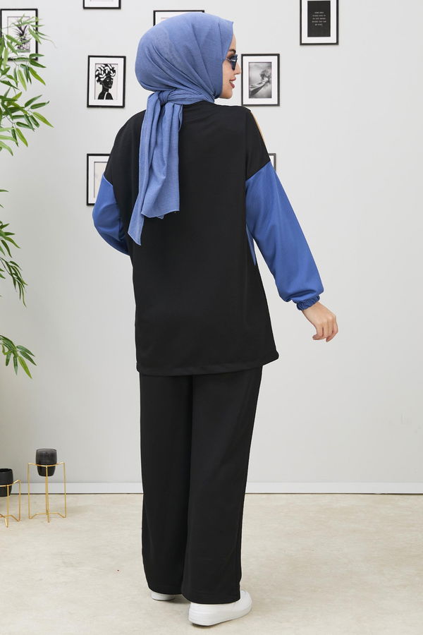 Tunik Pantolon Mavi - 11226