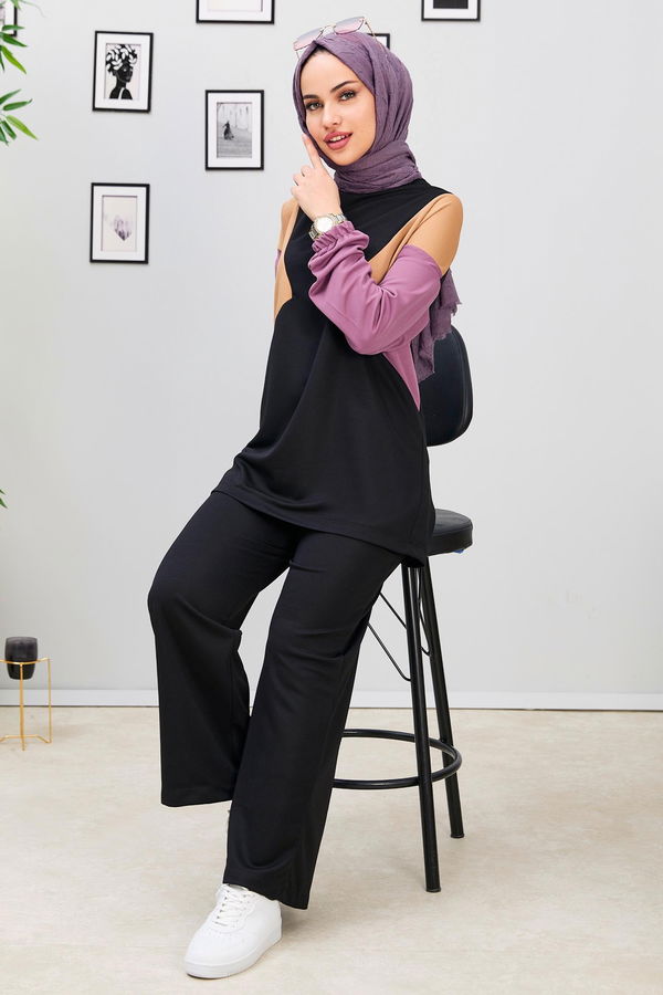 Tunik Pantolon Lila - 11226