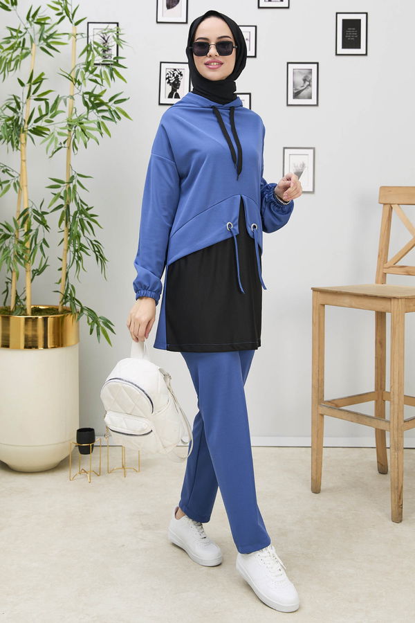 Tunik+Pantolon Mavi - 11181 MAVİ