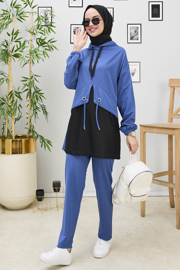 Tunik+Pantolon Mavi - 11181 MAVİ