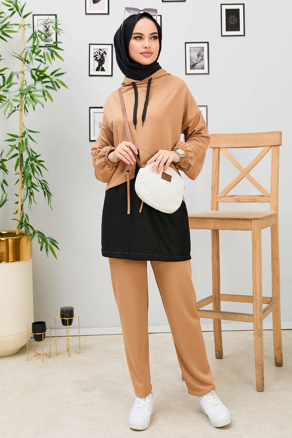 Tunik+Pantolon Vizon - 11181