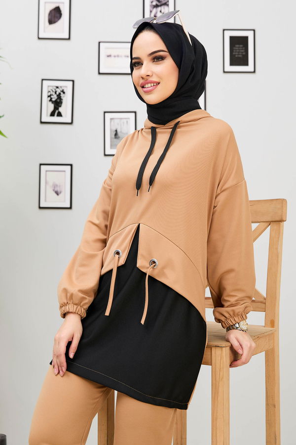 Tunik+Pantolon Vizon - 11181