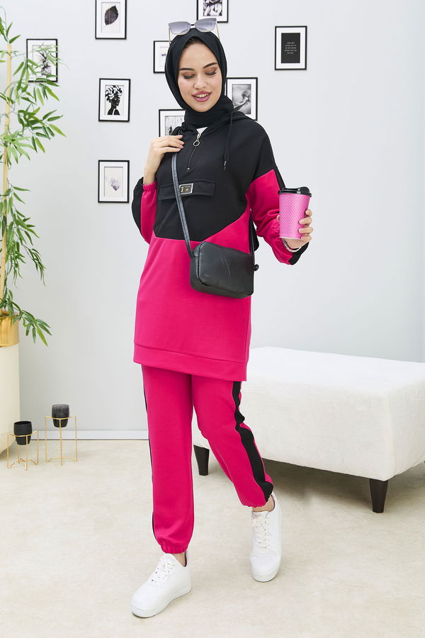 Tunik Pantolon Fuşya - 11308
