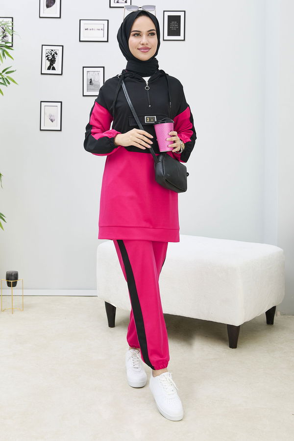 Tunik Pantolon Fuşya - 11308