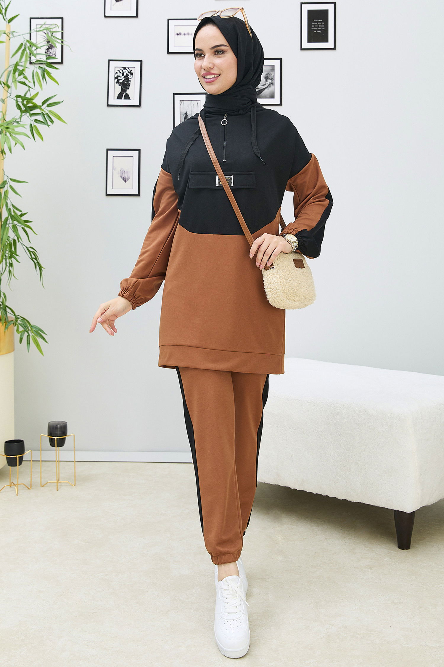 Tunik Pantolon Taba - 11308