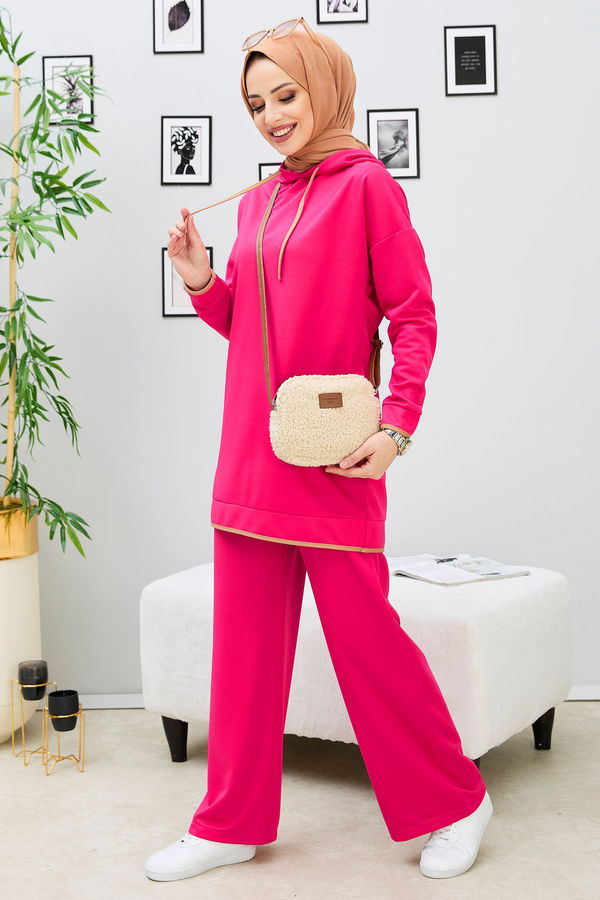 Tunik Pantolon Fuşya - 11307 FUŞYA
