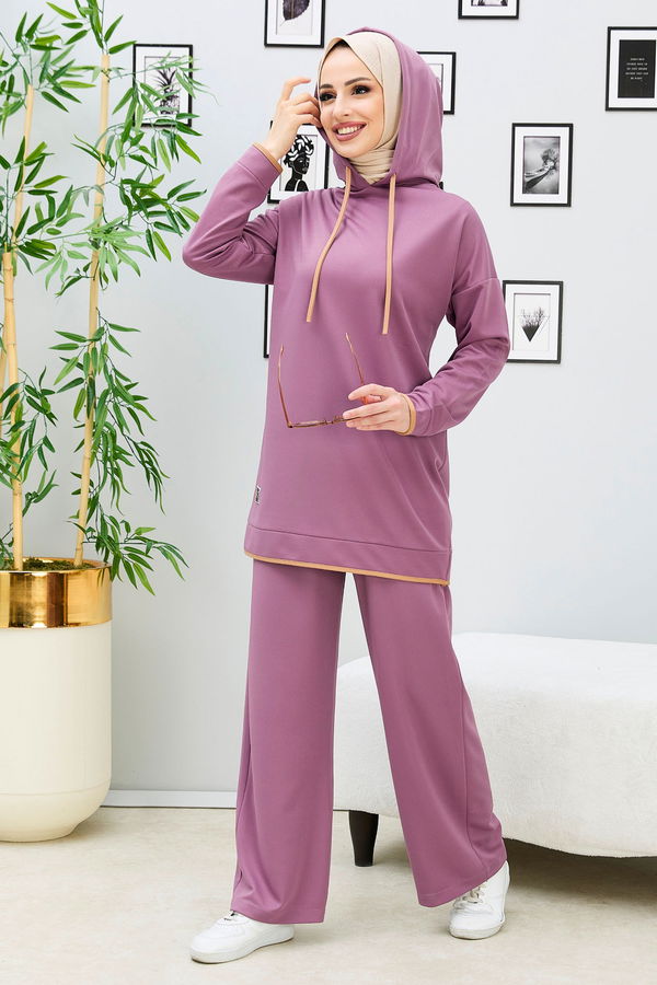 Tunik Pantolon Lila - 11307