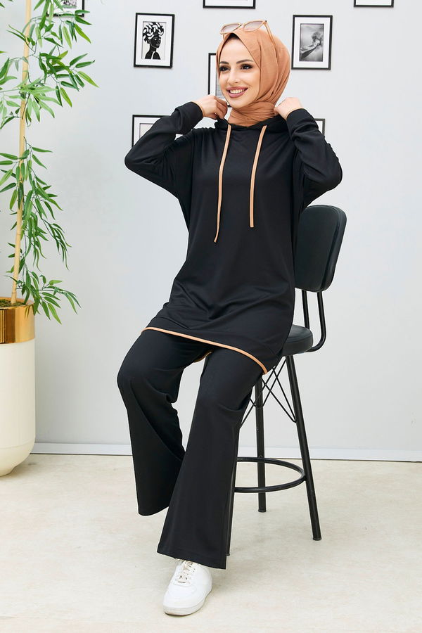 Tunik Pantolon Siyah - 11307