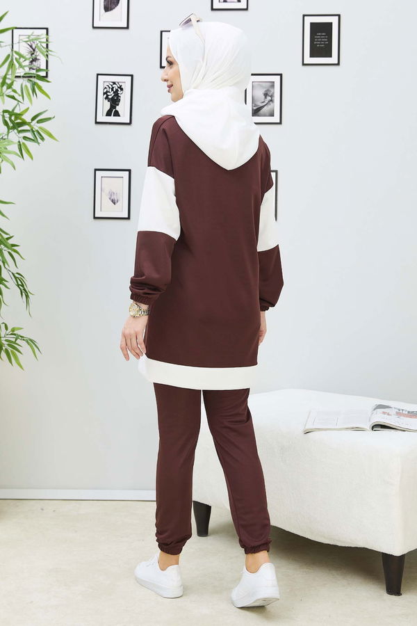 Tunik Pantolon Kahverengi - 11301