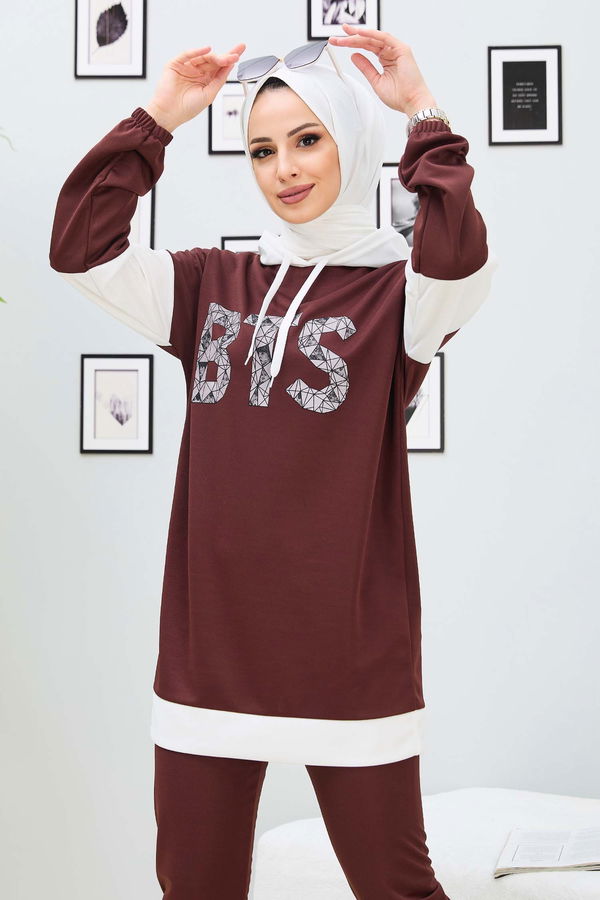 Tunik Pantolon Kahverengi - 11301