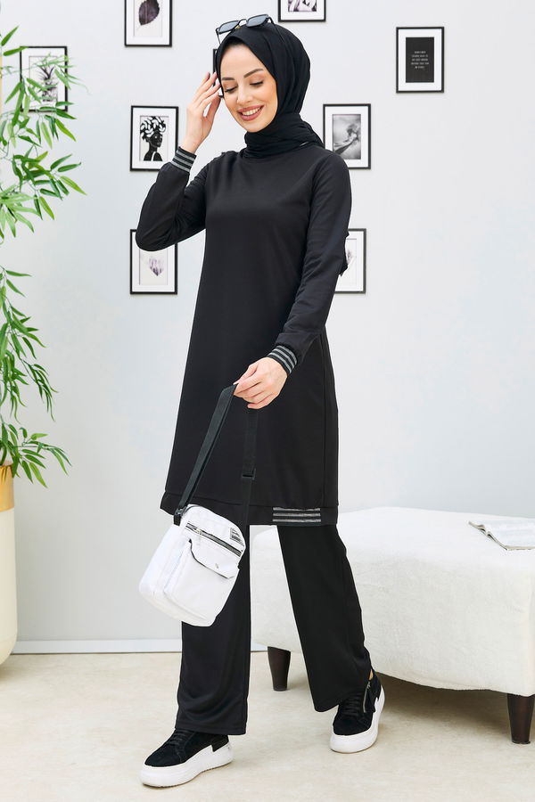 Tunik Pantolon Siyah - 11352 SİYAH