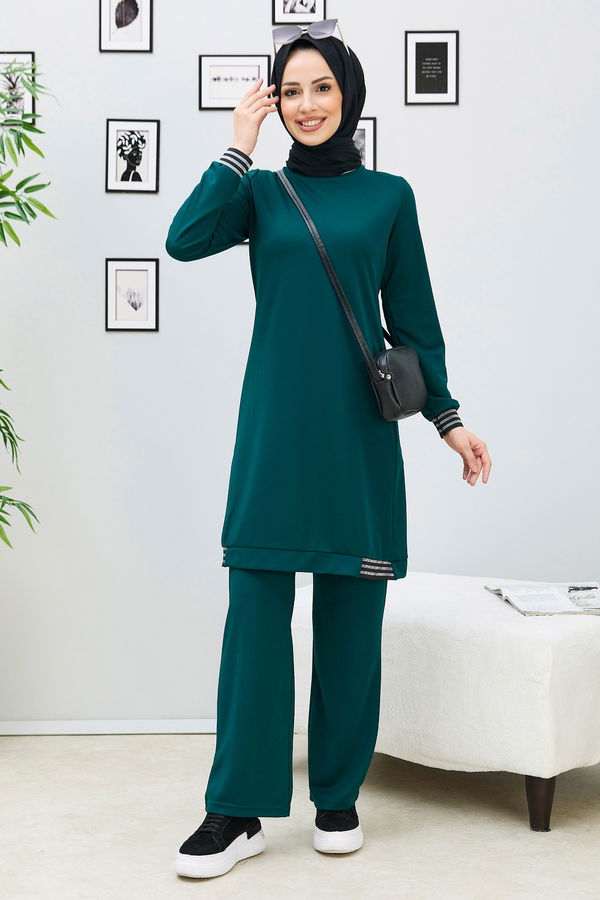 Tunik Pantolon Yeşil - 11352