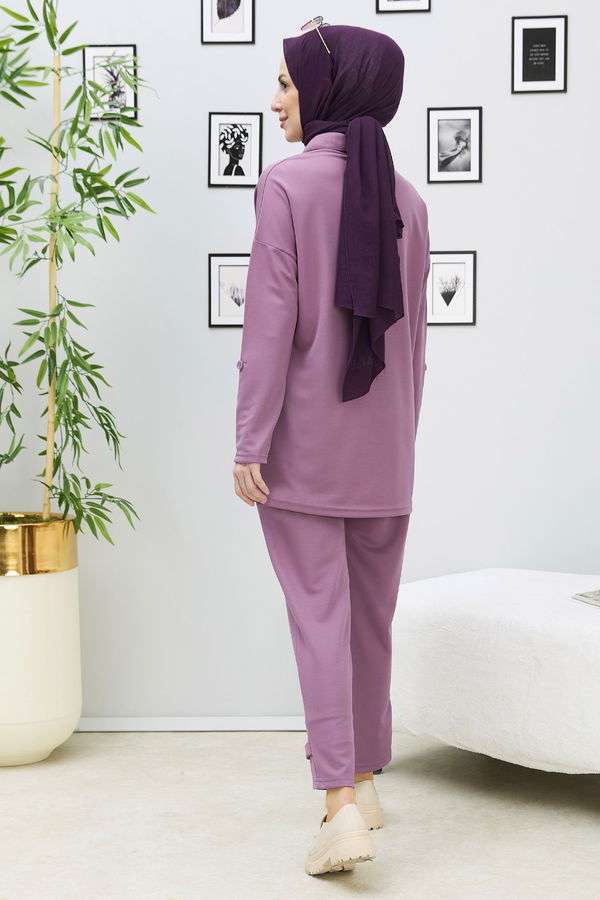 Tunik Pantolon Lila - 11337