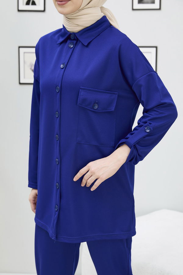 Tunik Pantolon Mavi - 11337 MAVİ