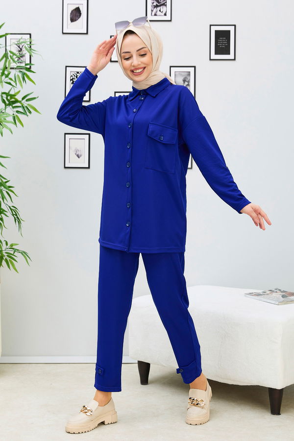 Tunik Pantolon Mavi - 11337 MAVİ