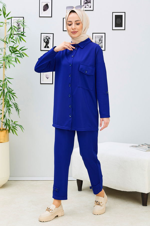 Tunik Pantolon Mavi - 11337 MAVİ