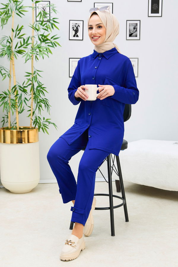 Tunik Pantolon Mavi - 11337 MAVİ