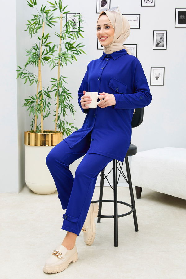 Tunik Pantolon Mavi - 11337 MAVİ