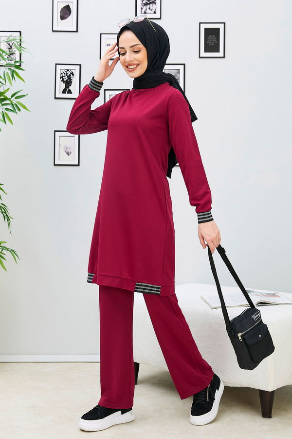 Tunik Pantolon Bordo - 11352 BORDO