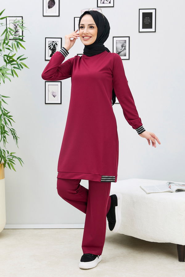 Tunik Pantolon Bordo - 11352 BORDO