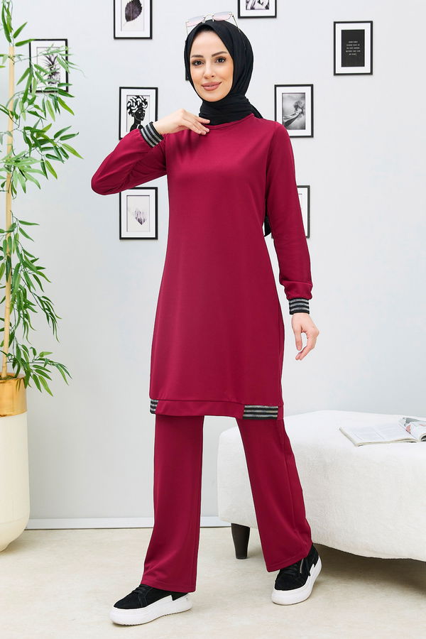 Tunik Pantolon Bordo - 11352 BORDO