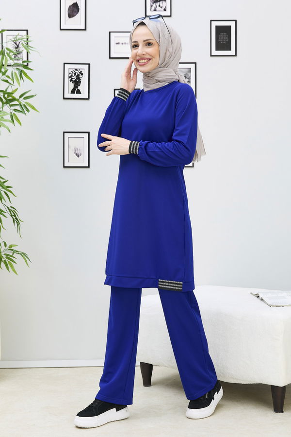 Tunik Pantolon Mavi - 11352