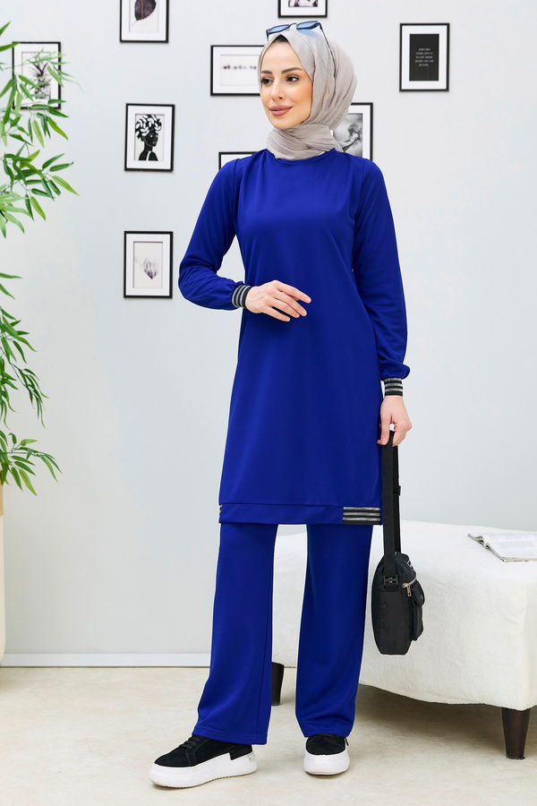 Tunik Pantolon Mavi - 11352