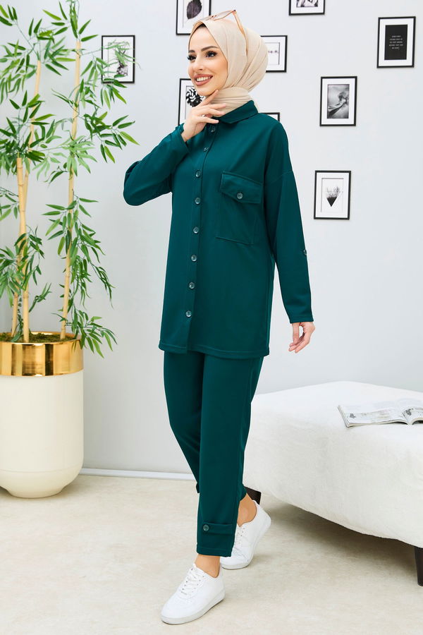 Tunik Pantolon Yeşil - 11337