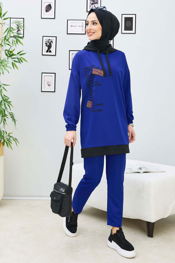 Tunik Pantolon Mavi - 11305