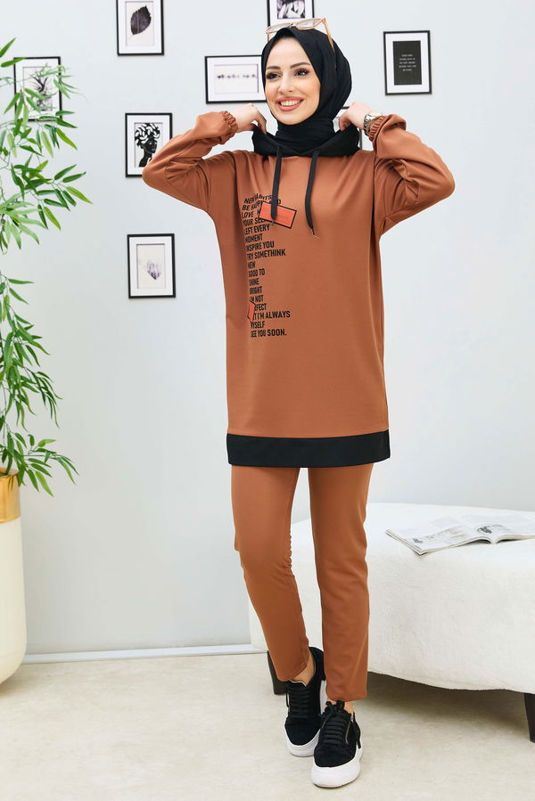 Tunik Pantolon Taba - 11305 TABA