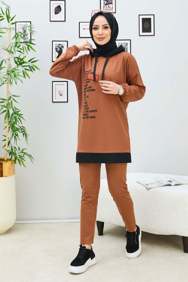 Tunik Pantolon Taba - 11305 TABA