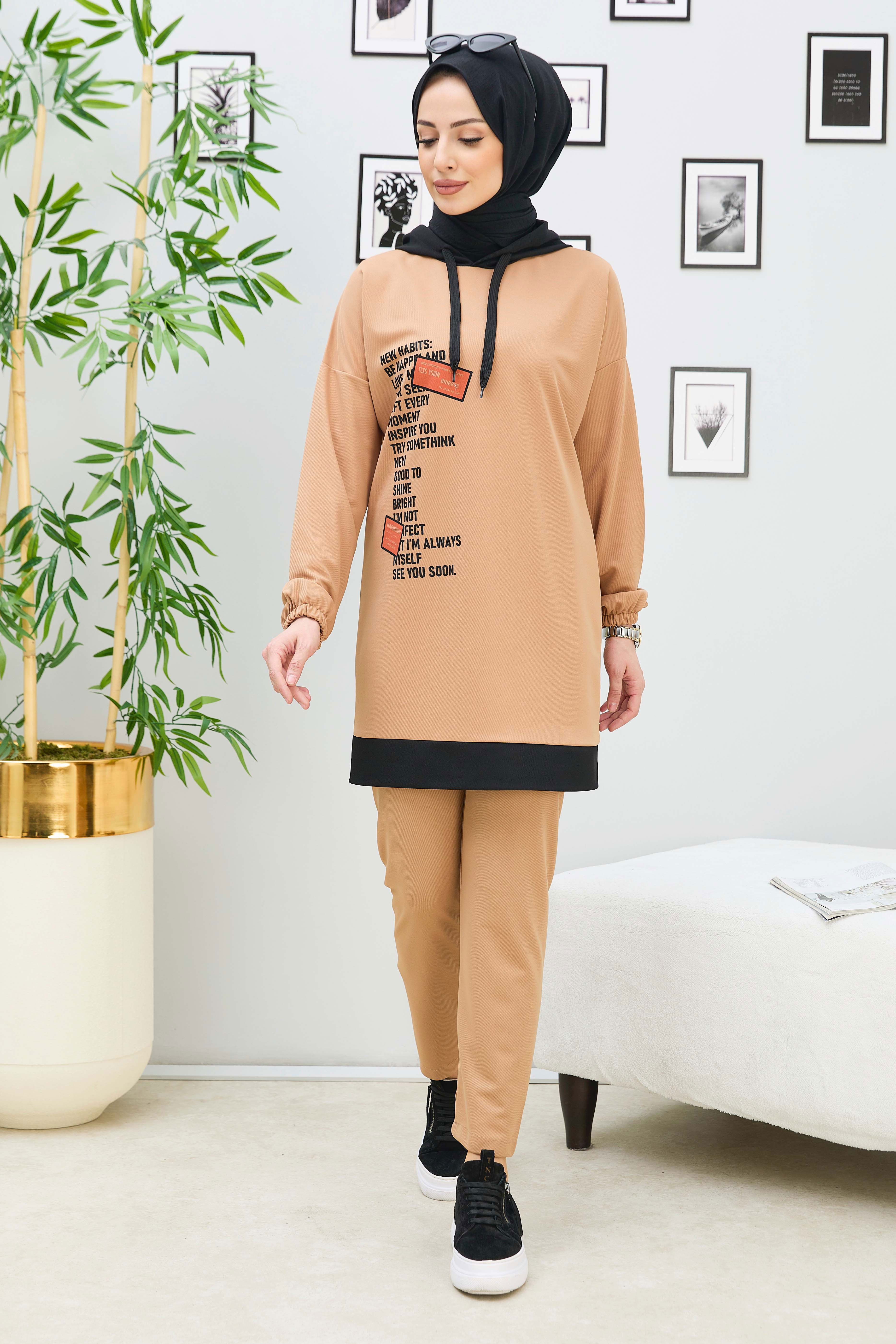 Tunik Pantolon Vizon - 11305