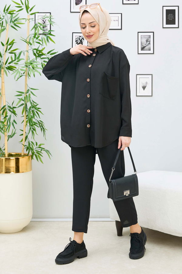 Tunik Pantolon Siyah - 11304 SİYAH