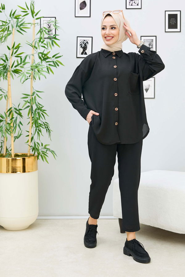 Tunik Pantolon Siyah - 11304 SİYAH