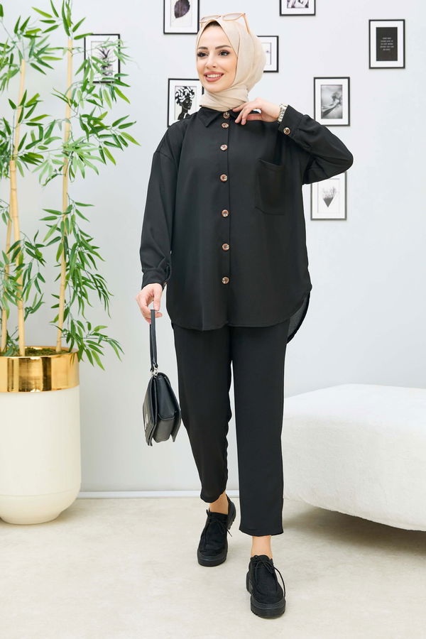 Tunik Pantolon Siyah - 11304 SİYAH