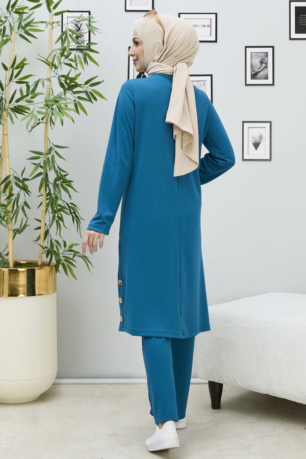 Tunik+Pantolon Mavi - 11326