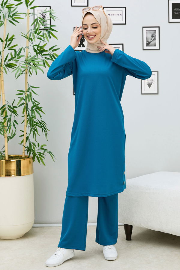 Tunik+Pantolon Mavi - 11326
