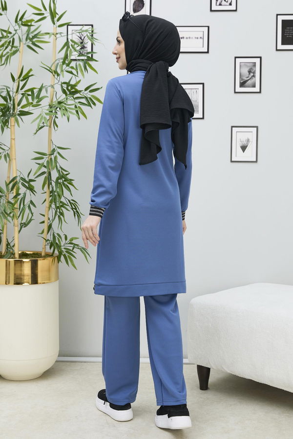 Tunik Pantolon Mavi - 11352