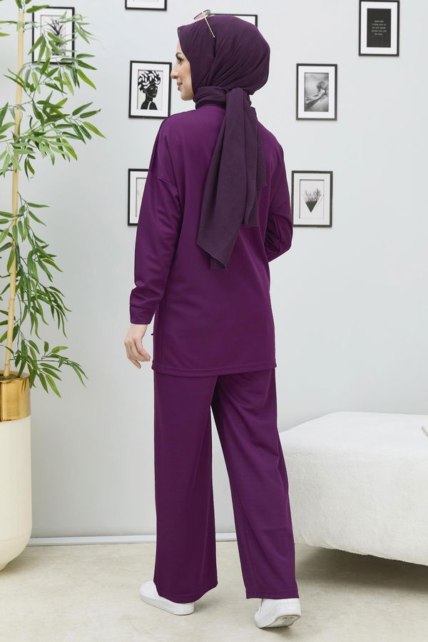 Tunik Pantolon Mor - 11334