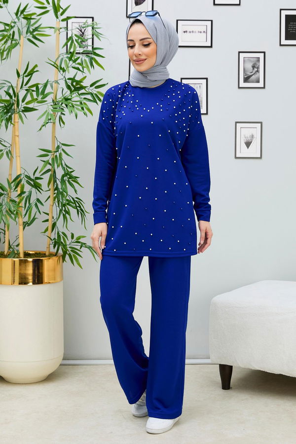 Tunik Pantolon Mavi - 11334