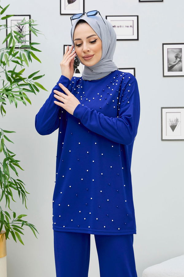 Tunik Pantolon Mavi - 11334