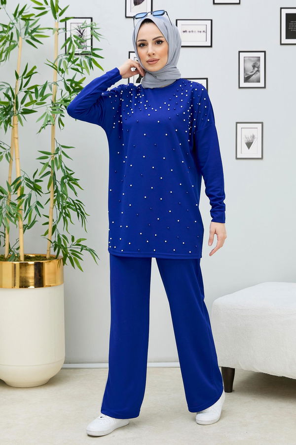 Tunik Pantolon Mavi - 11334