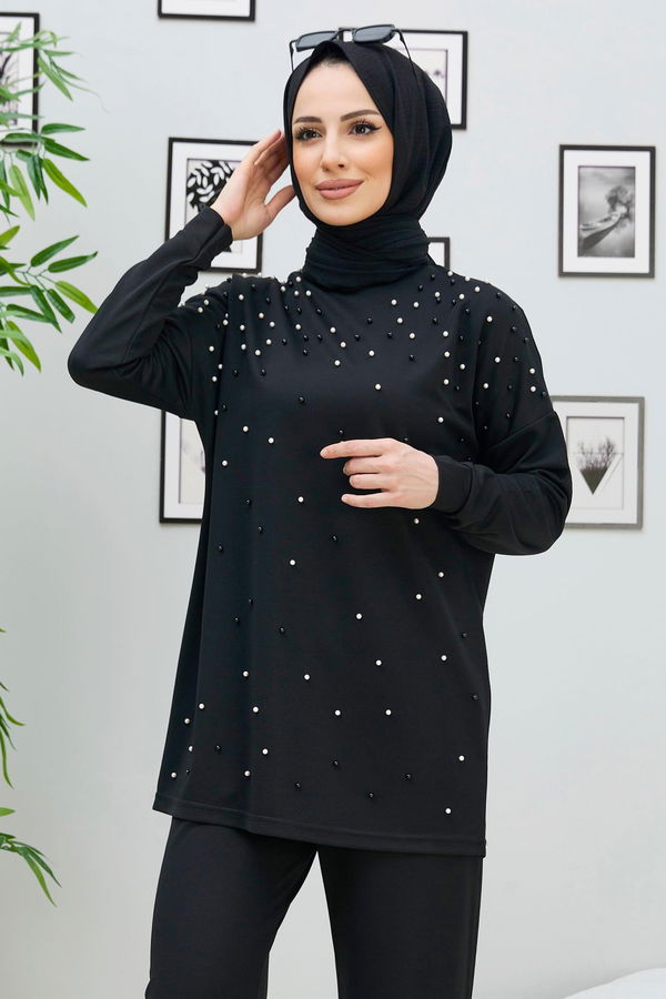 Tunik Pantolon Siyah - 11334