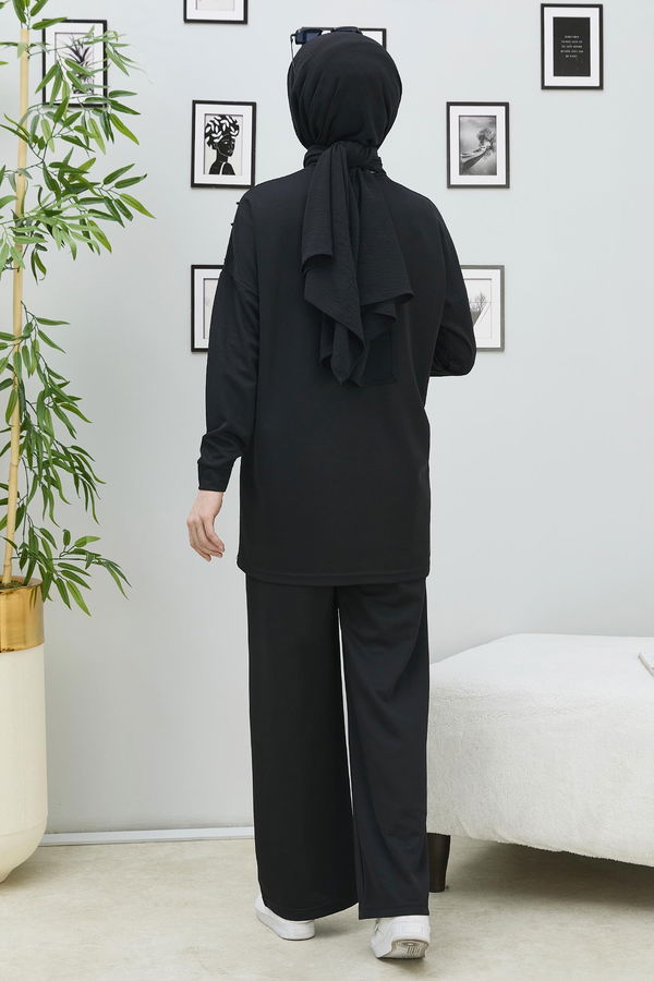 Tunik Pantolon Siyah - 11334