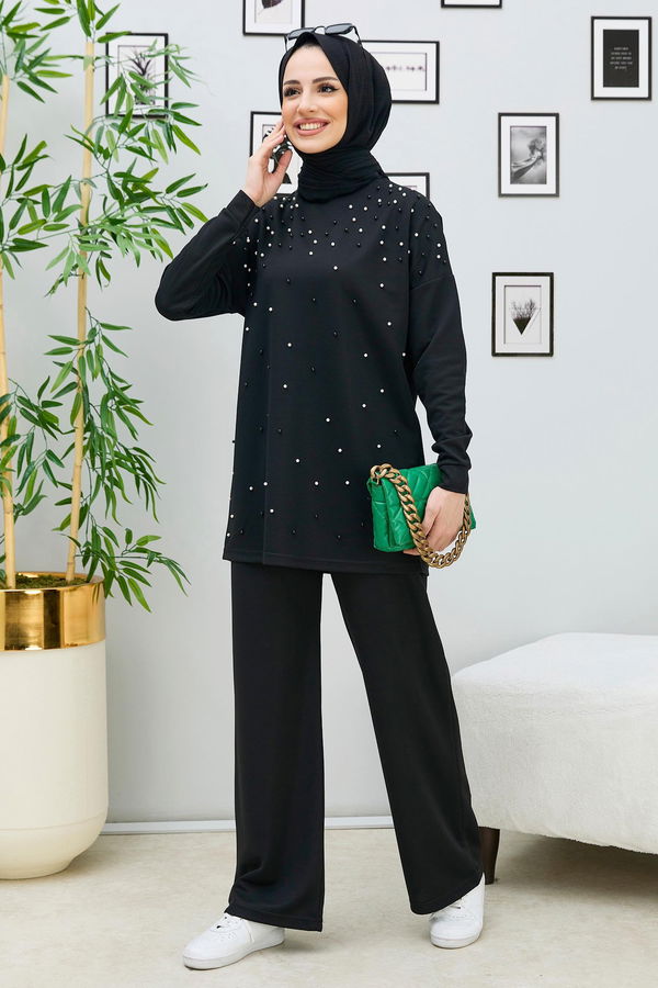 Tunik Pantolon Siyah - 11334