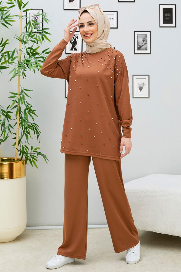 Tunik Pantolon Taba - 11334