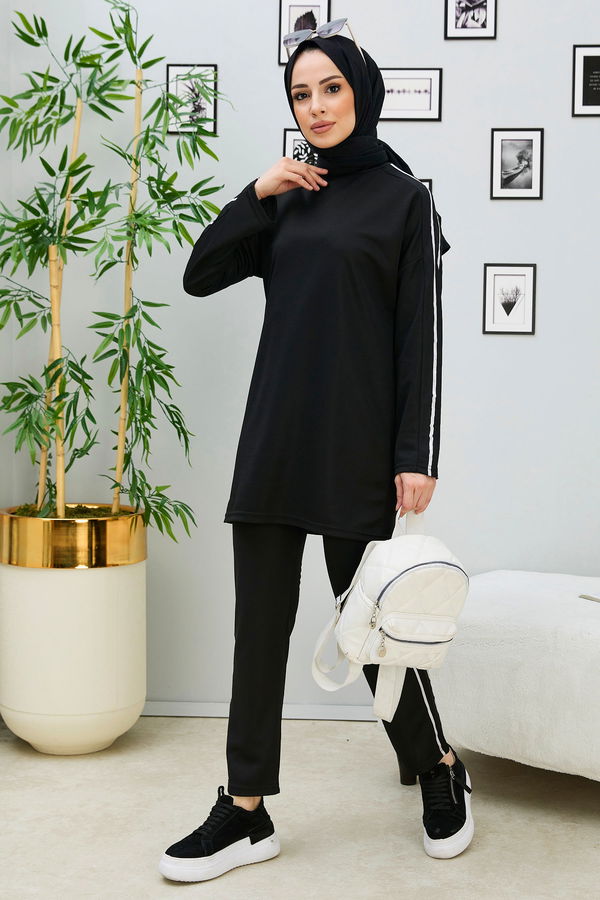 Tunik Pantolon Siyah - 11336