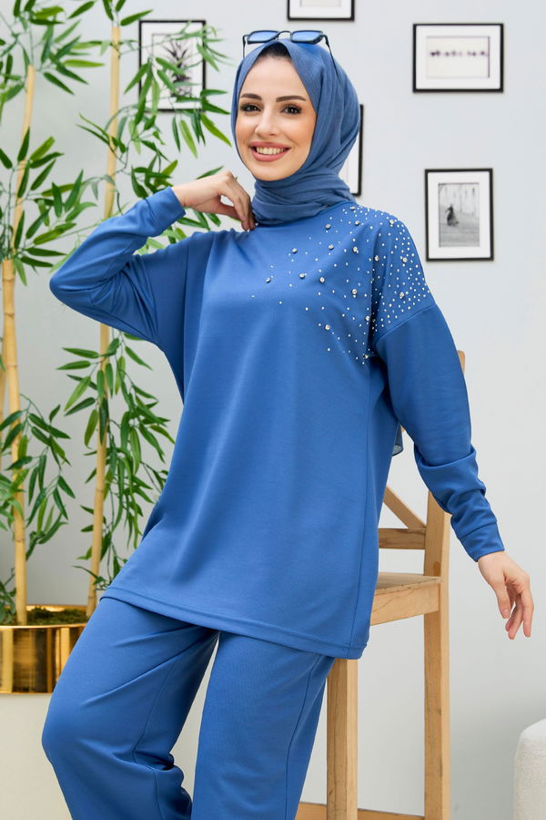 Tunik Pantolon Mavi - 11333 MAVİ