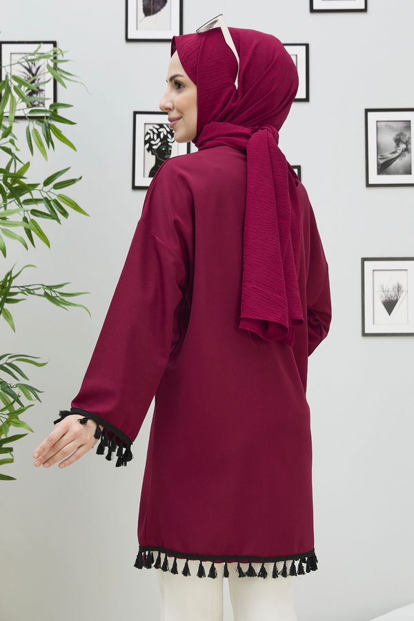 Hırka Bordo - 11353